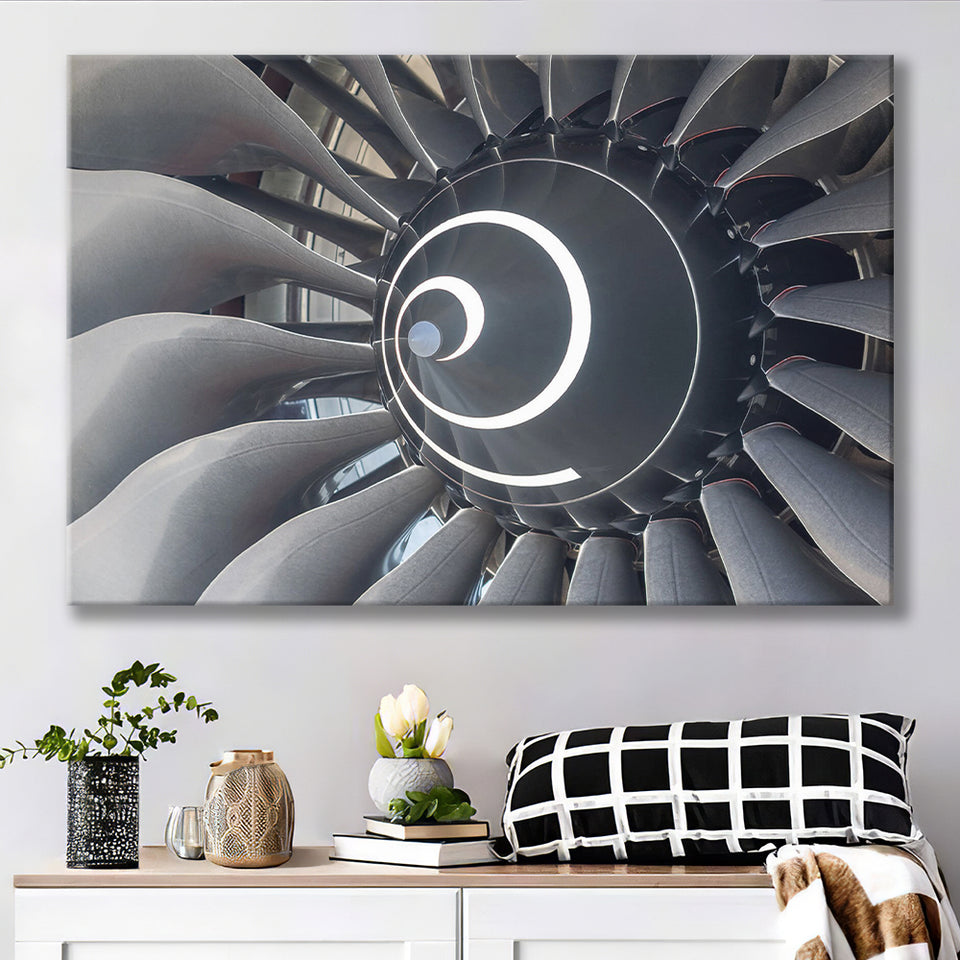 Aircraft Engine Canvas Prints Wall Art Decor - Paiting Canvas, Art Prints, Wall Decor, For Sale