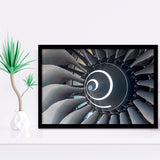 Aircraft Engine Framed Art Prints Wall Decor - Painting Prints, Framed Picture, Home Decor