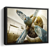Aircraft Propeller Framed Canvas Prints Wall Art Decor - Paiting Canvas, Art Prints, Floating Frame
