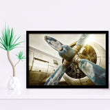 Aircraft Propeller Framed Art Prints Wall Decor - Painting Prints, Framed Picture, Home Decor