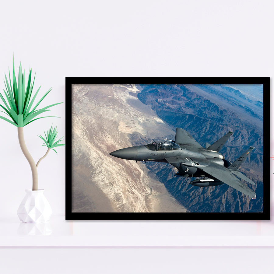 Aircraftfighter Jet Canvas Airplan Framed Art Prints Wall Decor - Painting Art, Framed Picture, Ready to Hang