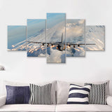 Aircraft F35 Canvas 5 Piece Canvas Prints Wall Art Decor - Painting Canvas, Multi Panels