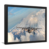 Aircraft F35 Canvas Framed Art Prints Wall Decor - Painting Art, Framed Picture, Ready to Hang