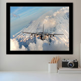 Aircraft F35 Canvas Framed Art Prints Wall Decor - Painting Art, Framed Picture, Ready to Hang