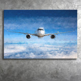Airline Passenger Original Art for Office Canvas Prints Wall Art Decor - Paiting Canvas, Art Prints, Wall Decor, For Sale