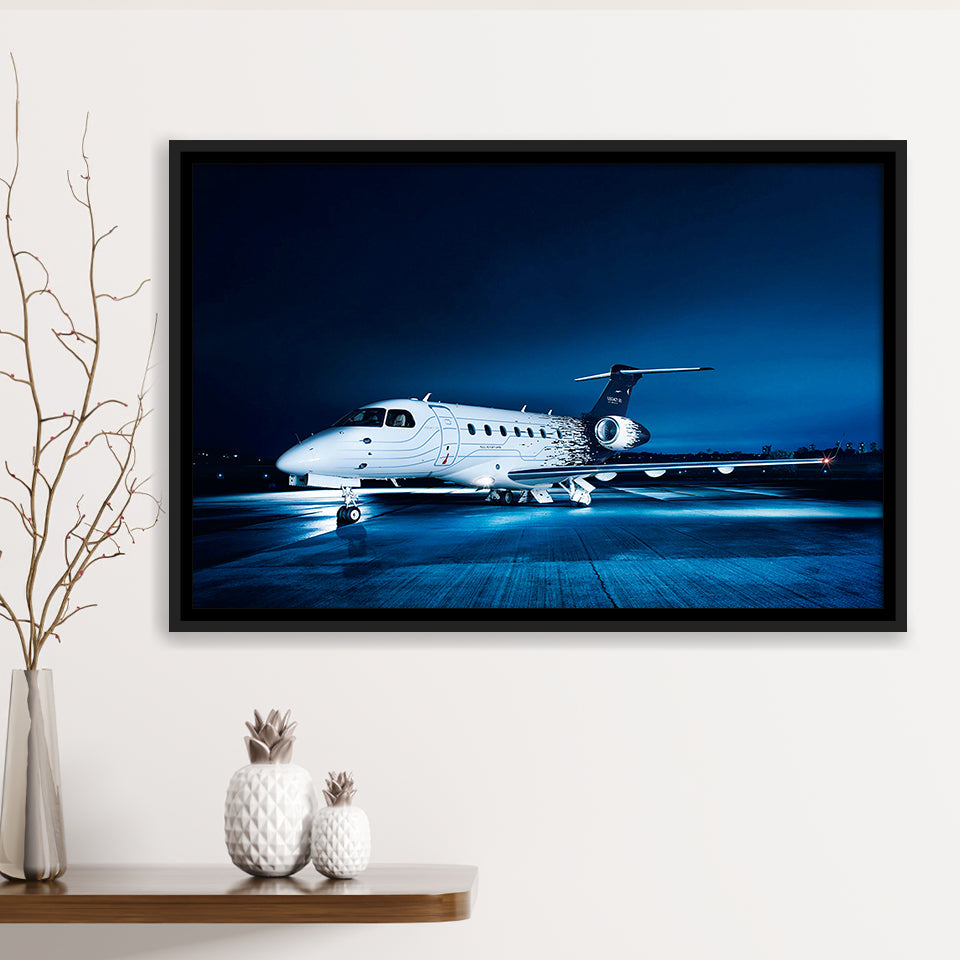 Airplane Art Framed Canvas Prints Wall Art Decor, Framed Picture, Floating Frame