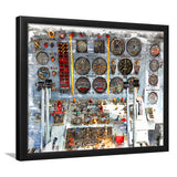 Airplane Cockpit, Aircraft Wall Art, Inside Airplane Print, Framed Art Prints Wall Art Home Decor, Ready to Hang