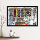 Airplane Cockpit Framed Canvas Prints Wall Art Decor - Painting Canvas, Framed Picture, Home Decor