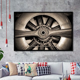 Airplane Propeller Stylish Framed Art Prints Wall Decor - Painting Prints, Framed Picture, Home Decor