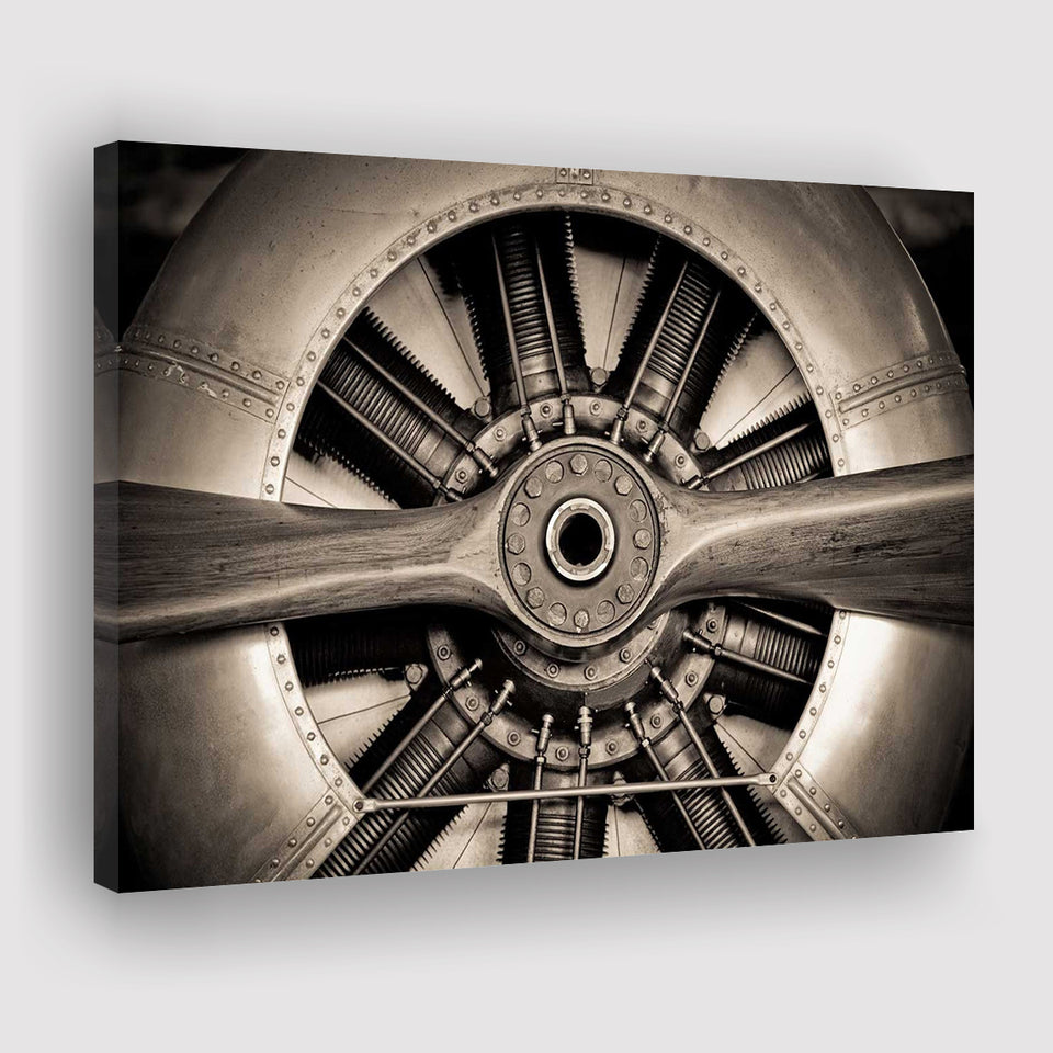 Airplane Propeller Stylish Canvas Prints Wall Art Decor - Paiting Canvas, Art Prints, Wall Decor, For Sale