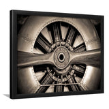 Airplane Propeller Stylish Framed Art Prints Wall Decor - Painting Prints, Framed Picture, Home Decor
