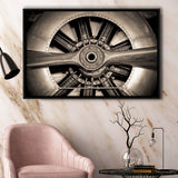 Airplane Propeller Stylish Framed Canvas Prints Wall Art Decor - Paiting Canvas, Art Prints, Floating Frame