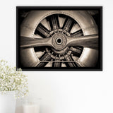 Airplane Propeller Stylish Framed Canvas Prints Wall Art Decor - Paiting Canvas, Art Prints, Floating Frame