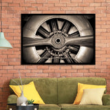 Airplane Propeller Stylish Framed Art Prints Wall Decor - Painting Prints, Framed Picture, Home Decor
