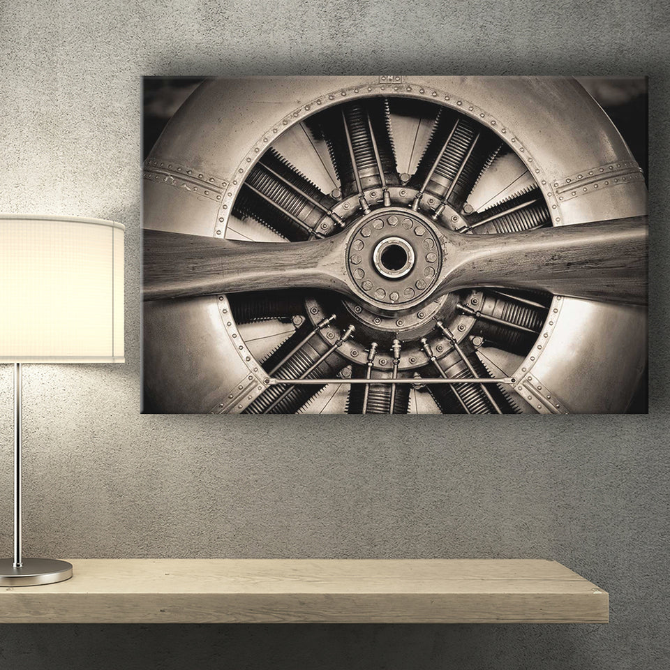 Airplane Propeller Stylish Canvas Prints Wall Art Decor - Paiting Canvas, Art Prints, Wall Decor, For Sale