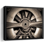 Airplane Propeller Stylish Framed Canvas Prints Wall Art Decor - Paiting Canvas, Art Prints, Floating Frame