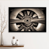 Airplane Propeller Stylish Framed Canvas Prints Wall Art Decor - Paiting Canvas, Art Prints, Floating Frame