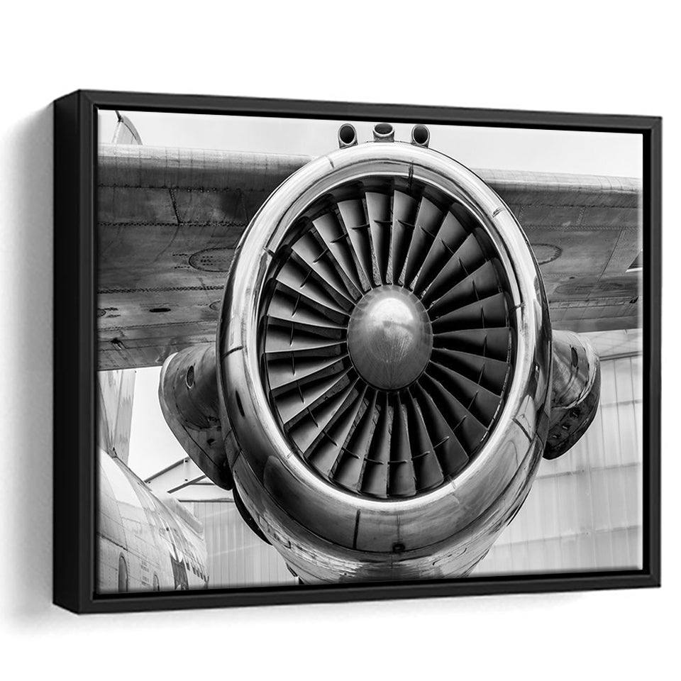 Airplane Wall Art Framed Canvas Prints Wall Art Decor, Framed Picture, Floating Frame