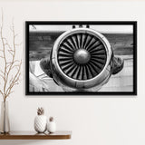 Airplane Wall Art Framed Canvas Prints Wall Art Decor, Framed Picture, Floating Frame