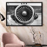 Airplane Wall Art Framed Canvas Prints Wall Art Decor, Framed Picture, Floating Frame