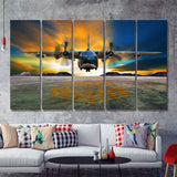 Airplane Wall Art Propeller Art Plane 5 Piece B Canvas Prints Wall Art Decor - Painting Canvas, Multi Panels