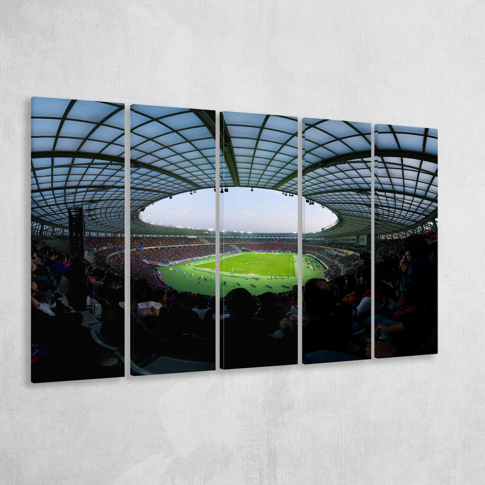 Ajinomoto Stadium, Stadium Canvas, Sport Art, Gift for him, Multi Panels B, Canvas Prints Wall Art Decor