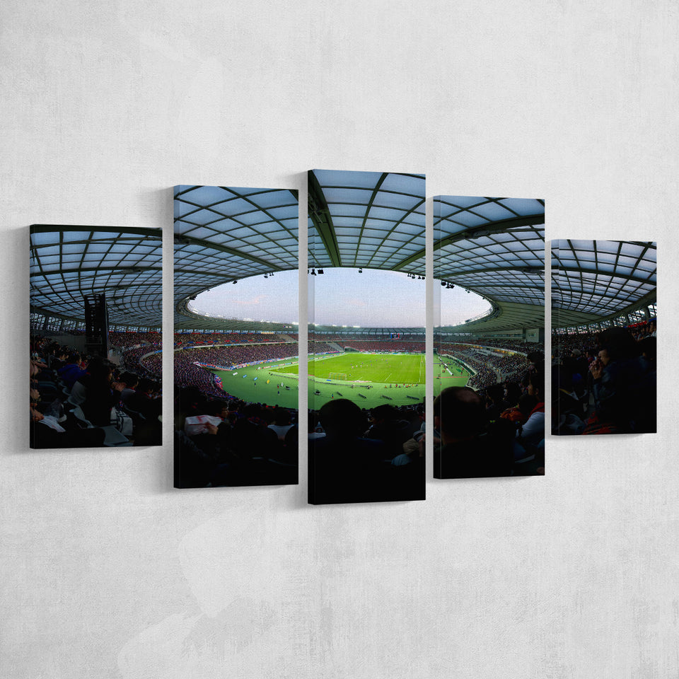 Ajinomoto Stadium, Stadium Canvas, Sport Art, Large Canvas, Multi Panels, Canvas Prints Wall Art Decor