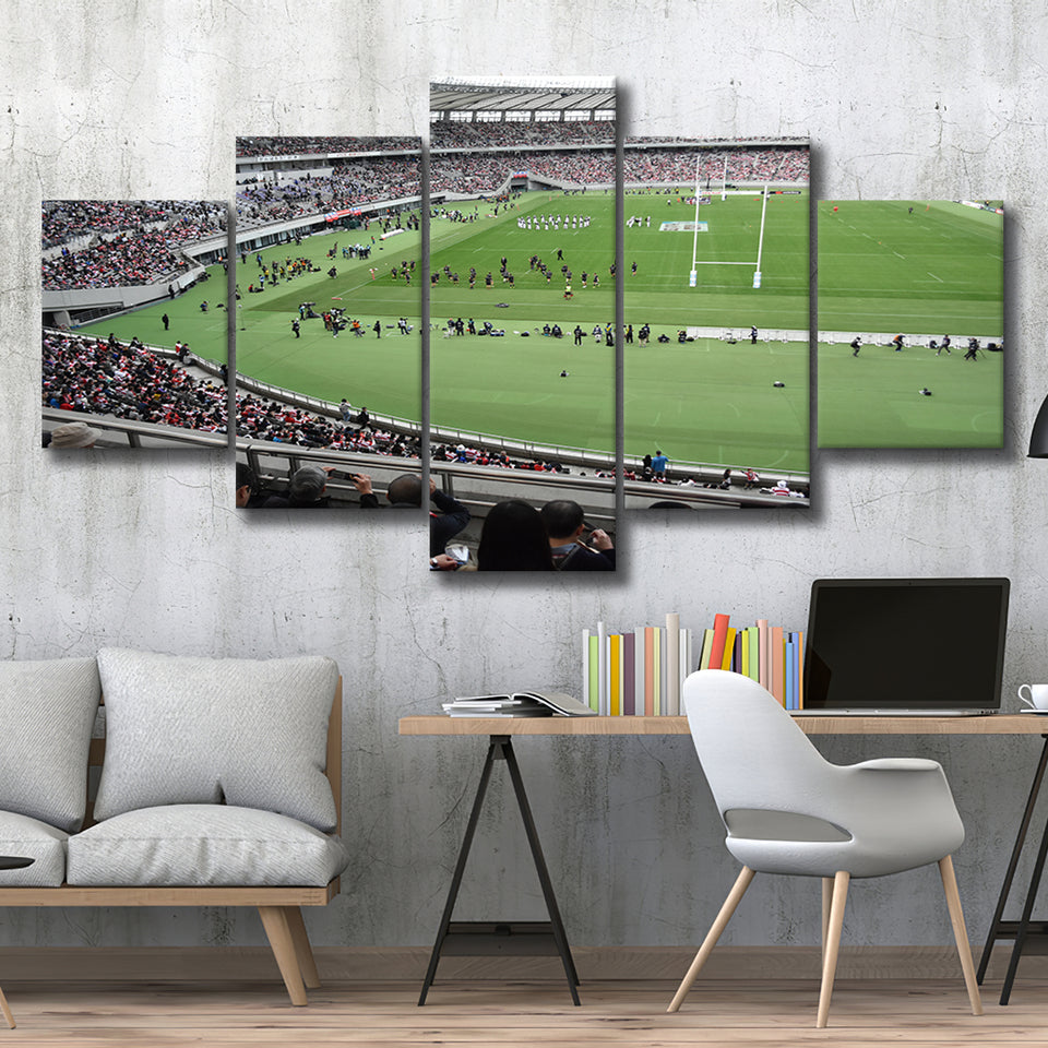 Ajinomoto Stadium in Chofu, Stadium Canvas, Sport Art, Large Canvas, Multi Panels, Canvas Prints Wall Art Decor
