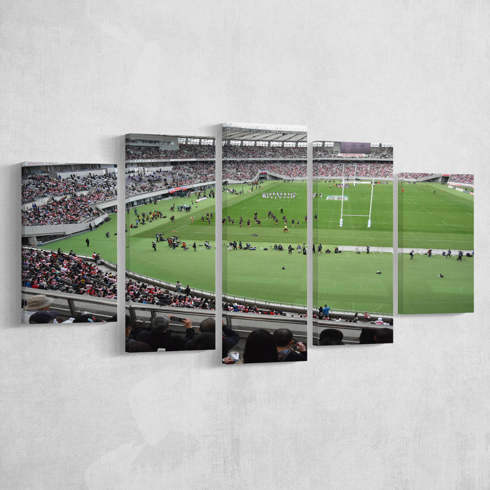 Ajinomoto Stadium in Chofu, Stadium Canvas, Sport Art, Large Canvas, Multi Panels, Canvas Prints Wall Art Decor