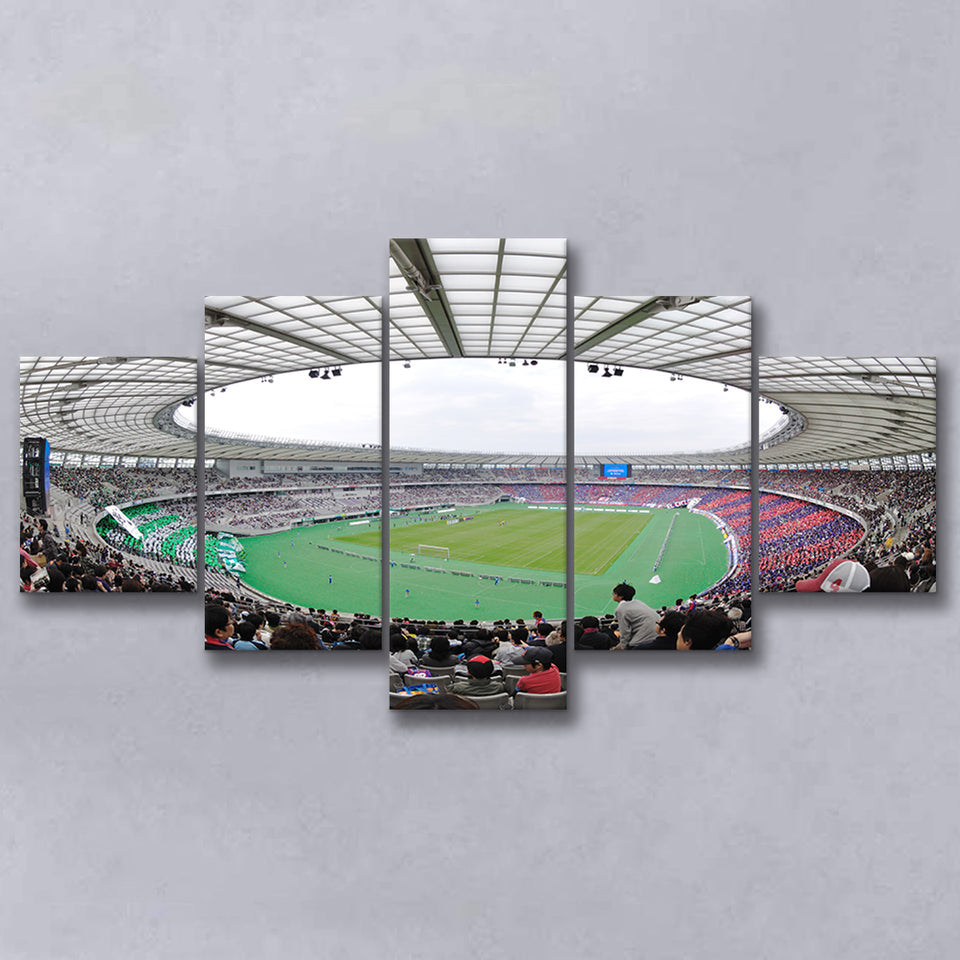 Ajinomoto Stadium in Japan, Stadium Canvas, Sport Art, Large Canvas, Multi Panels, Canvas Prints Wall Art Decor