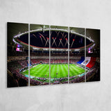 Akron Stadium, Stadium Canvas, Sport Art, Gift for him, Multi Panels B, Canvas Prints Wall Art Decor