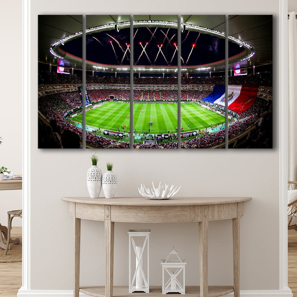 Akron Stadium, Stadium Canvas, Sport Art, Gift for him, Multi Panels B, Canvas Prints Wall Art Decor