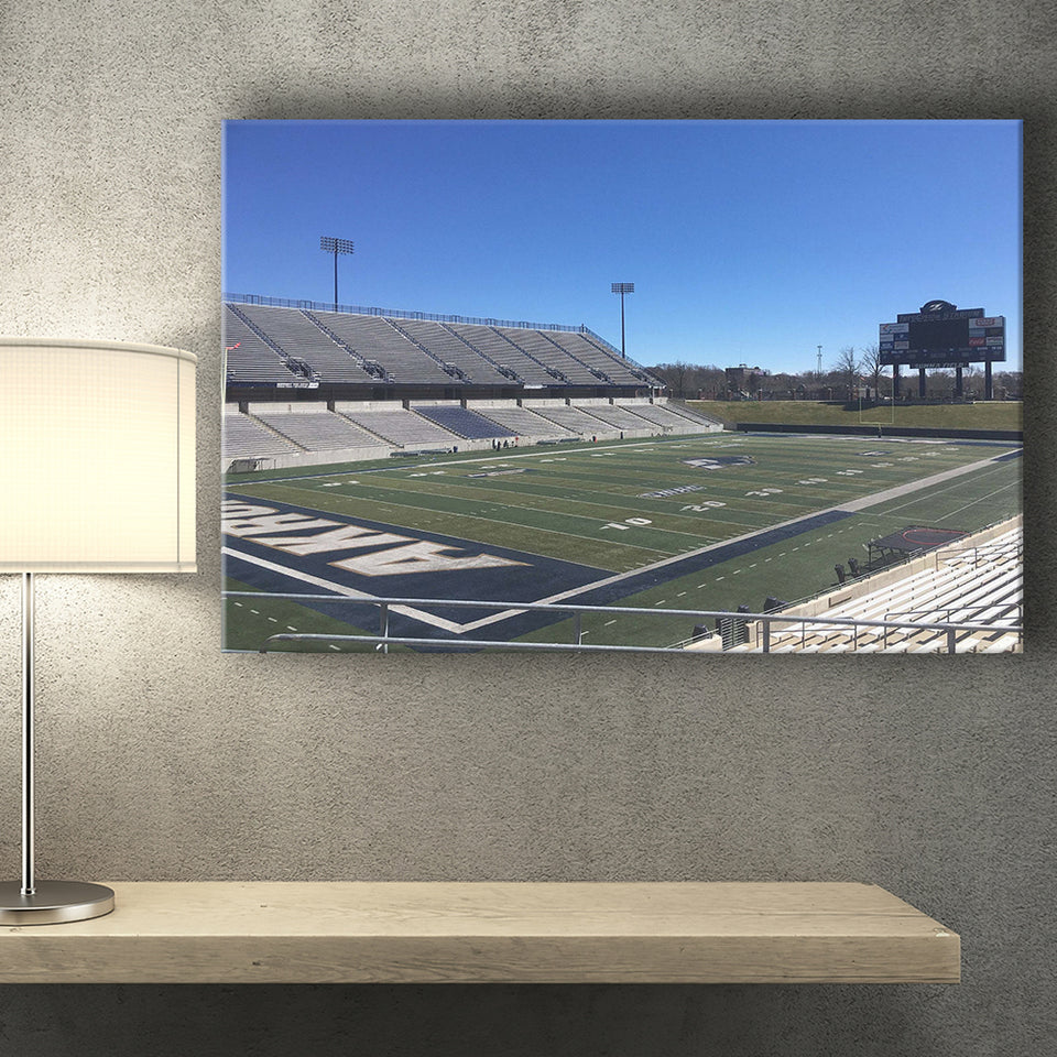Akron Zips Wall Art InfoCision Stadium Canvas Prints,Sport Stadium Art Prints, Fan Gift, Wall Decor