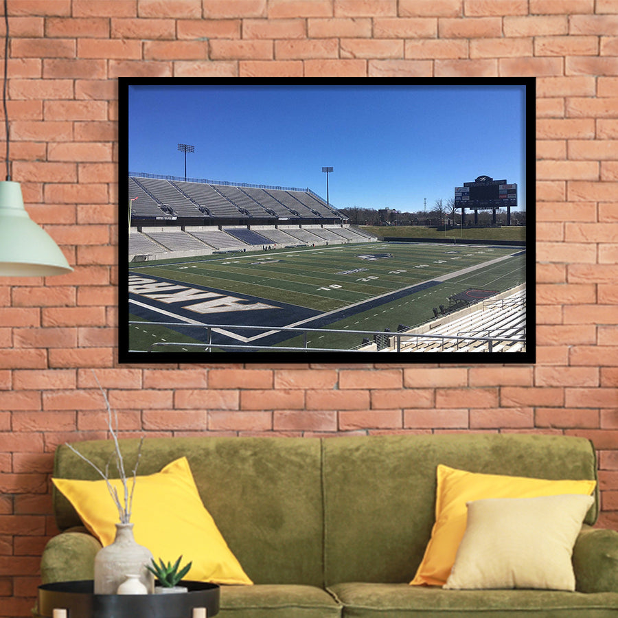 Akron Zips Wall Art InfoCision Stadium Art Prints,Sport Stadium Art Prints, Fan Gift, Wall Decor