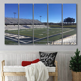 Akron Zips Wall Art InfoCision Stadium Canvas Prints,Multi Panels B,Sport Stadium Art Prints, Fan Gift