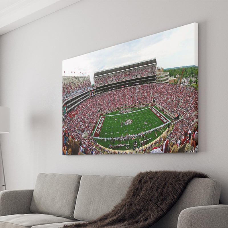 Alabama Crimson Tide Stadium Canvas Prints Bryant Denny Stadium Wall Art V1,Sport Stadium Art Prints, Fan Gift, Wall Decor