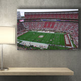Alabama Crimson Tide Stadium Canvas Prints Bryant Denny Stadium Wall Art,Sport Stadium Art Prints, Fan Gift, Wall Decor