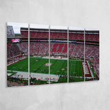Alabama Crimson Tide Stadium Canvas Prints Bryant Denny Stadium Wall Art,Multi Panels B,Sport Stadium Art Prints, Fan Gift