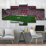Alabama Crimson Tide Stadium Canvas Prints Bryant Denny Stadium Wall Art,Multi Panels,Sport Stadium Art Prints, Fan Gift