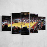 Alabama Crimson Tide Stadium Canvas Prints Coleman Coliseum Wall Art,Multi Panels,Sport Stadium Art Prints, Fan Gift