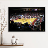 Alabama Crimson Tide Stadium Framed Canvas Prints Coleman Coliseum Wall Art,Sport Stadium Art Prints, Fan Gift