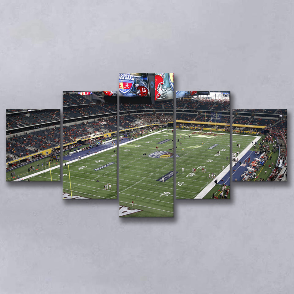 Alabama in Att Stadium, Stadium Canvas, Sport Art, Large Canvas, Multi Panels, Canvas Prints Wall Art Decor
