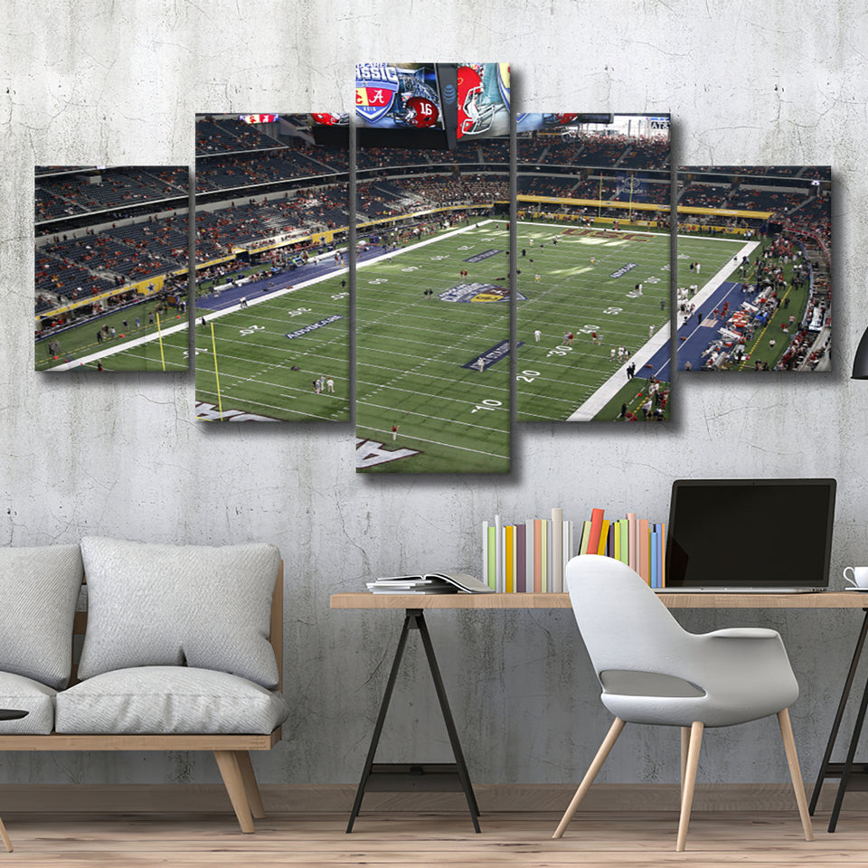 Alabama in Att Stadium, Stadium Canvas, Sport Art, Large Canvas, Multi Panels, Canvas Prints Wall Art Decor