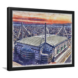 Alamodome Stadium UTSA Roadrunners Watercolor, Sport Prints Fan Gift, Framed Art Prints Wall Art Decor