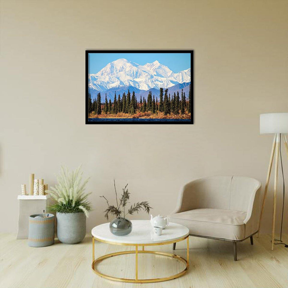 Alaskan State Parks - Mountain Art, Print Art, Frame Art