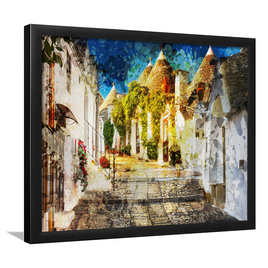 Alberobello, Alberobello Painting, Alberobello, Framed Art Prints Wall Art Home Decor, Ready to Hang
