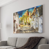 Alberobello, Alberobello Painting, Alberobello, Canvas Prints Wall Art Home Decor