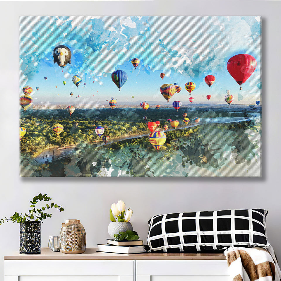 Albuquerque Balloon Fiesta Canvas Art Canvas Prints Wall Art Decor - Painting Canvas, Art Print, Home Decor, Ready to Hang