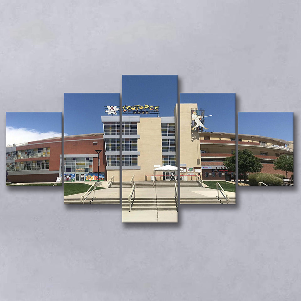 Albuquerque Isotopes Stadium Canvas Prints Isotopes Park Wall Art Baseball,Multi Panels,Sport Stadium Art Prints, Fan Gift
