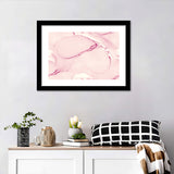 Alcohol Ink Pink Framed Wall Art - Framed Prints, Art Prints, Home Decor, Painting Prints